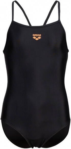 Arena Girl's Swimsuit Light Drop Solid Badpak zwart