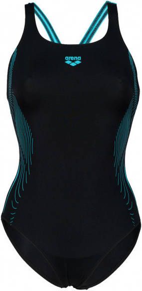 Arena Women's Swim Pro Back Graphic Maxlife Eco Badpak zwart