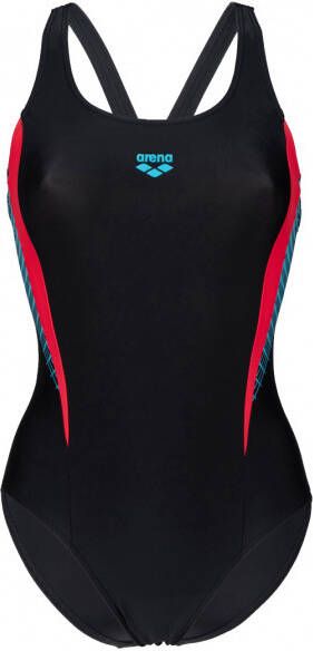 Arena Women's Threefold V Back One Piece Badpak/50, zwart