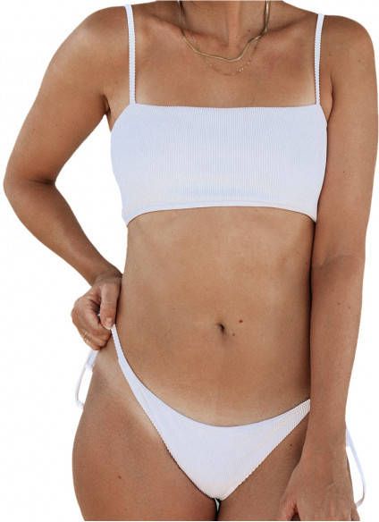 PURA clothing Women's Cara Top Bikinitop, bruin/grijs/beige