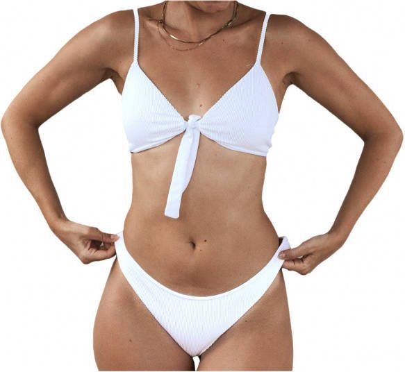 PURA clothing Women's Marla Top Bikinitop, bruin/beige