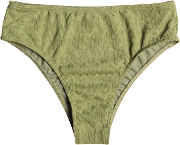 Roxy Women's Current Coolness Mod HL Midwaist Bikinibroekje, olijfgroen
