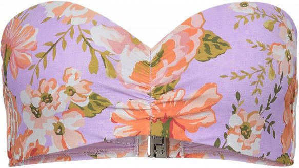 Seafolly Women's Paradise Garden Bustier Bandeau Bikinitop meerkleurig