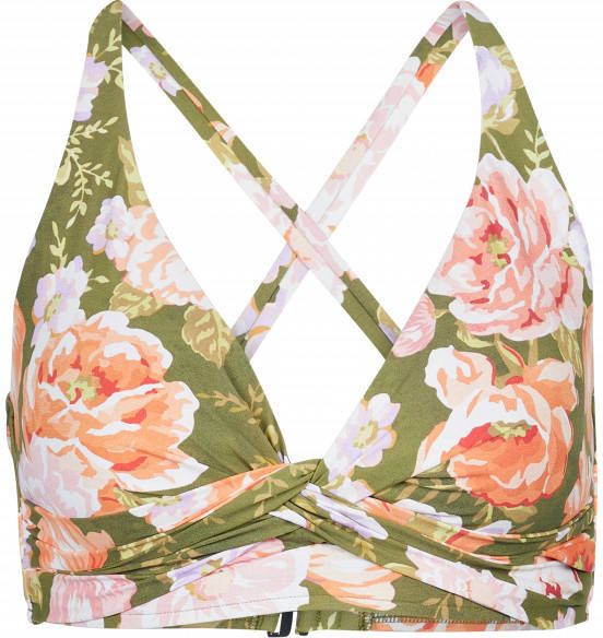 Seafolly Women's Paradise Garden DD Wrap Front Bra Bikinitop meerkleurig