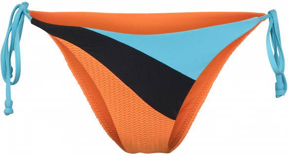 Seafolly Women's Slice of Splice Spliced Tie Side Rio Bikinibroekje meerkleurig