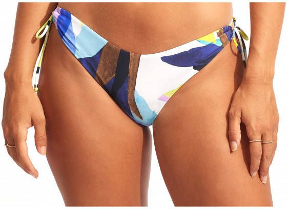 Seafolly Women's Tropfest Loop Tie Side Pant Bikinibroekje meerkleurig