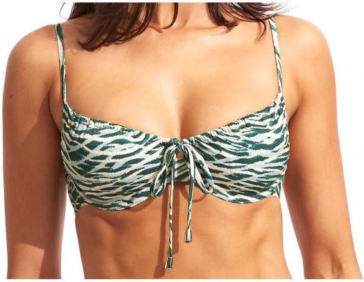 Seafolly Women's Wild at Heart Underwire Bra Bikinitop meerkleurig