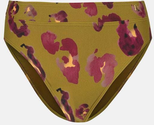 Beachlife Painted Animal high waisted bikinislip met bloemenprint