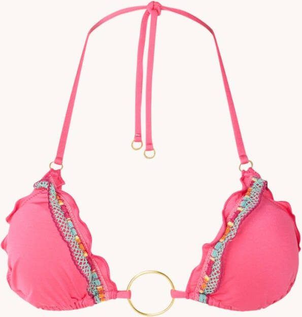 banana moon Ako Nalani triangel bikinitop met uitneembare vulling