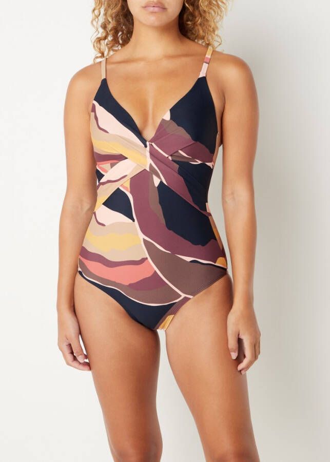 Barts Ash voorgevormd corrigerend badpak met print