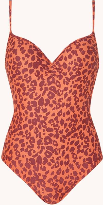Barts Des voorgevormd corrigerend badpak met panterprint