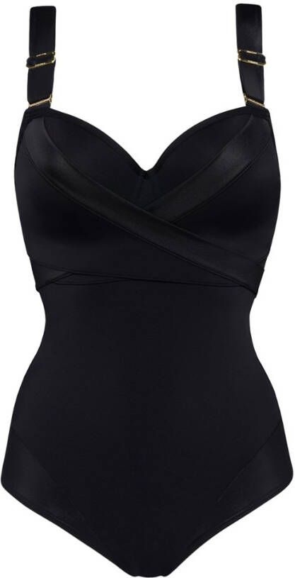 Marlies Dekkers Cache Coeur Plunge Balconette Badpak | Wired Padded Black 70d