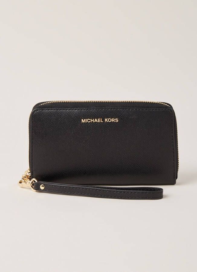 Michael Kors Jet Set portemonnee / telefoonhoesje black