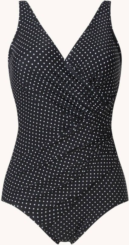 Miraclesuit Oceanus voorgevormd corrigerend badpak met stippenprint