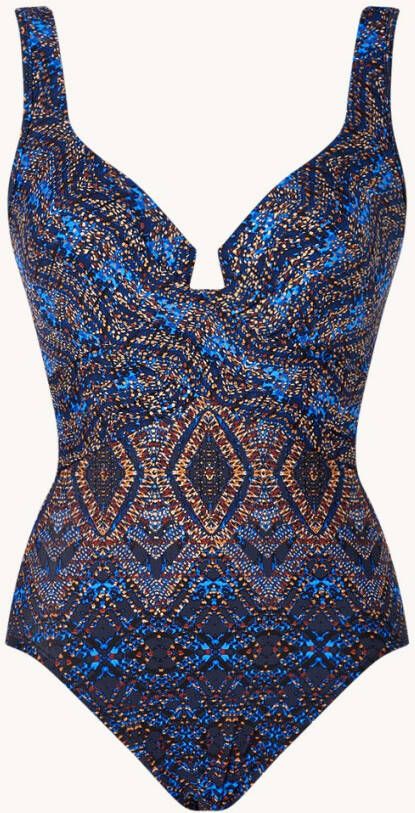 Miraclesuit Thebes Escape voorgevormd corrigerend badpak met print