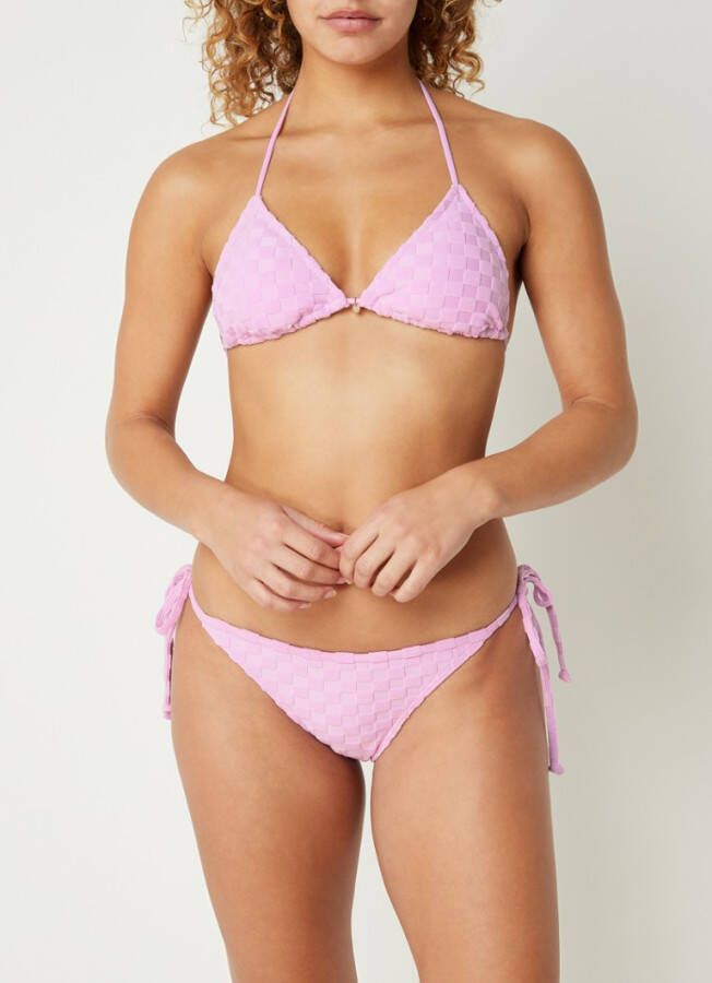 Sam Friday Cliff triangel bikinitop met uitneembare vulling en lurex