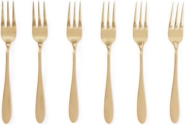 Sambonet Velvet gebaksvork set van 6