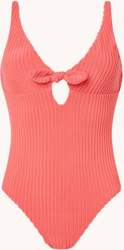 Seafolly Havana badpak van badstof met uitneembare vulling