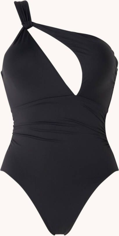 Seafolly One shoulder badpak met uitneembare vulling en cut out detail