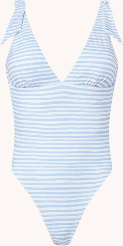 Seafolly Summer Crush badpak met uitneembare vulling en streepprint