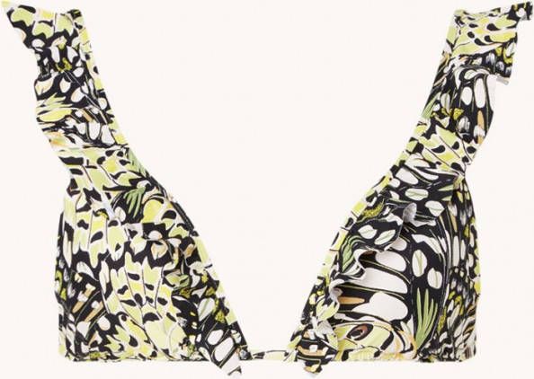 Seafolly Take Flight triangel bikinitop met print