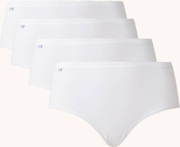 Sloggi Basic+ midi high waisted slip in 4 pack