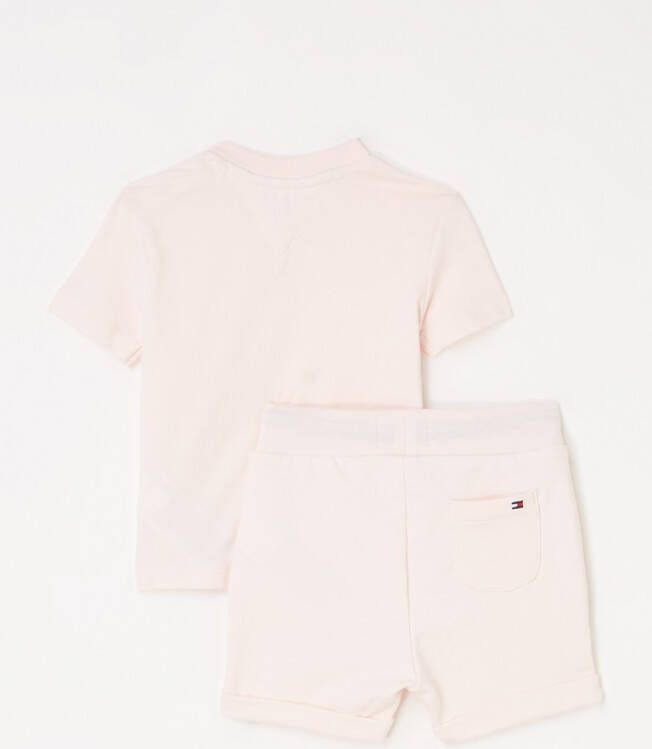Tommy Hilfiger Set met T shirt en korte joggingbroek 2 delig