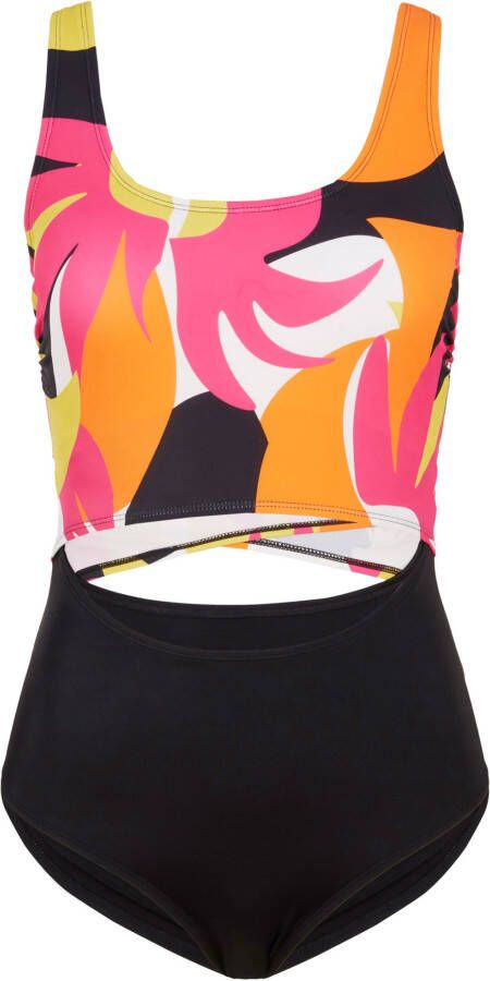 bonprix Corrigerend badpak van gerecycled polyamide, licht corrigerend