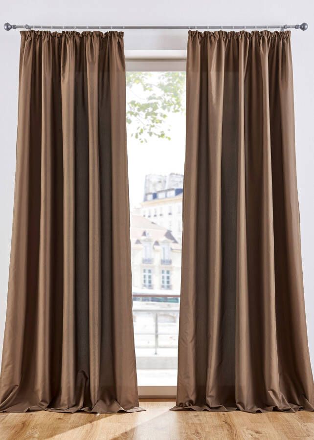 bonprix Microvezel gordijn(set van 2 )