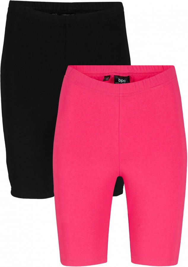 bonprix Korte legging met stretch(set van 2 )