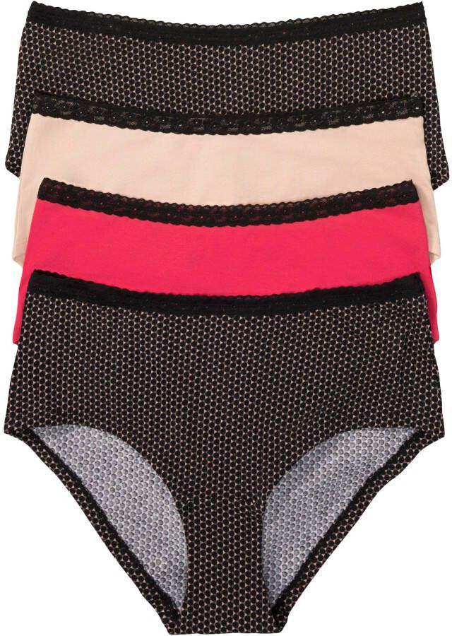 bonprix Maxi hipster(set van 4)met biologisch katoen