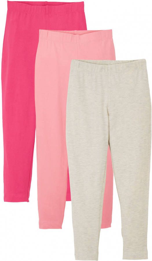 bonprix Legging (set van 3) met biologisch katoen