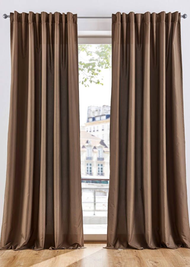 bonprix Microvezel gordijn(set van 2 )
