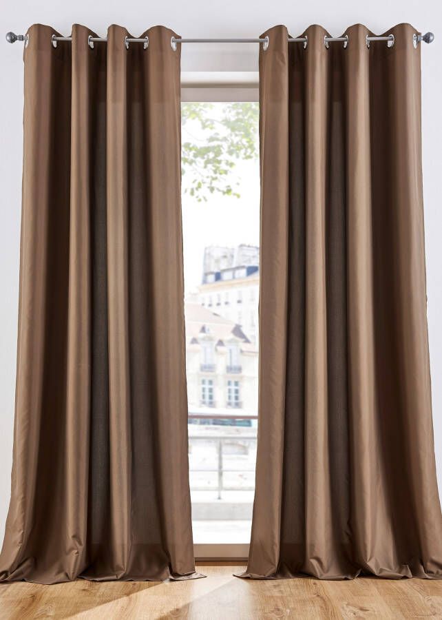 bonprix Microvezel gordijn(set van 2 )