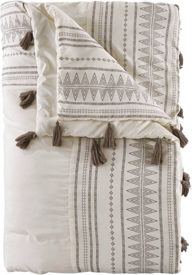 bpc living bonprix collection Sprei, beige, 100% polyester