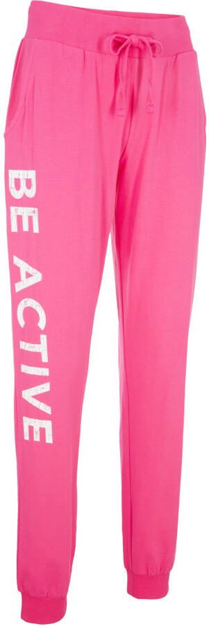 bonprix Joggingbroek met print, loose fit