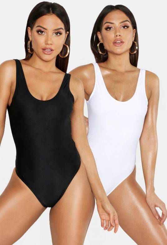 boohoo Badpakken(2 Stuks ), Zwart