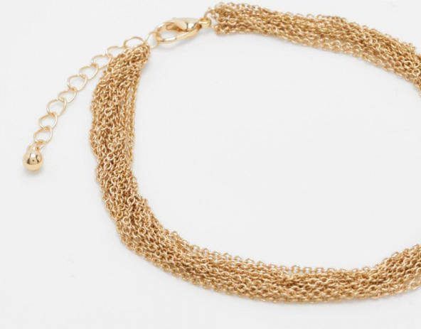 boohoo Dik Enkelkettinkje, Gold