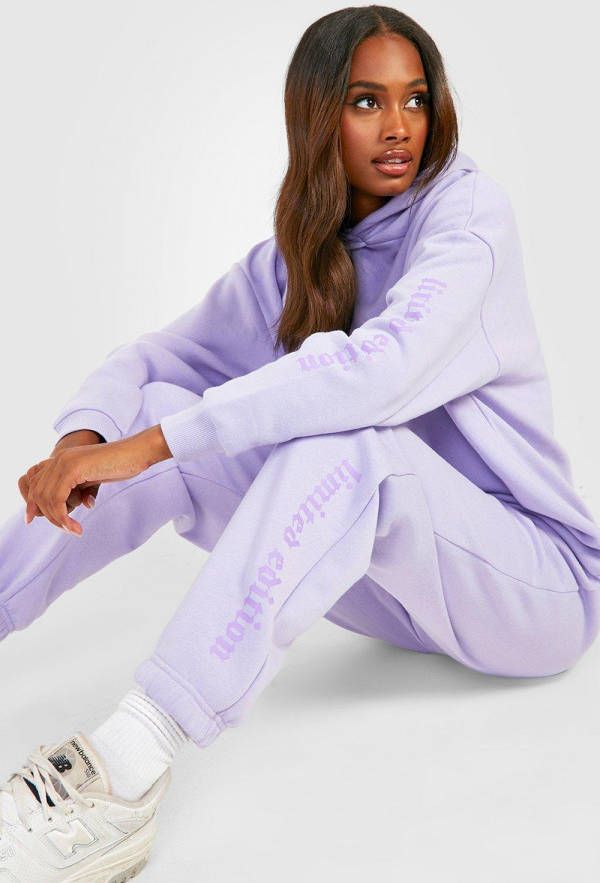 boohoo Limited Edition Trainingspak Met Hoodie, Lilac