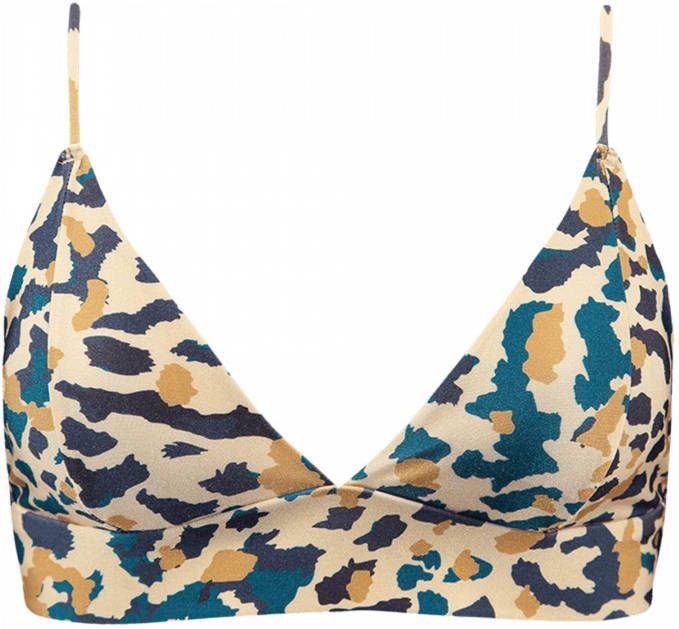 Barts Limea bralette bikinitop met uitneembare vulling en print