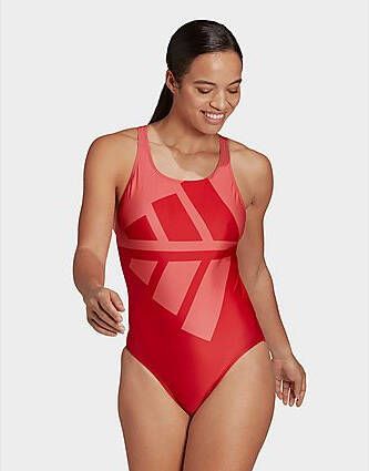 Adidas Logo Graphic Badpak Vivid Red/Semi Turbo Dames