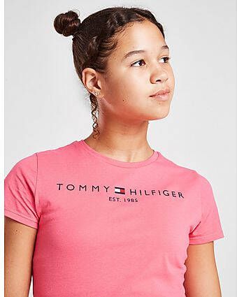 Tommy Hilfiger Girls' Essential T Shirt Junior Pink