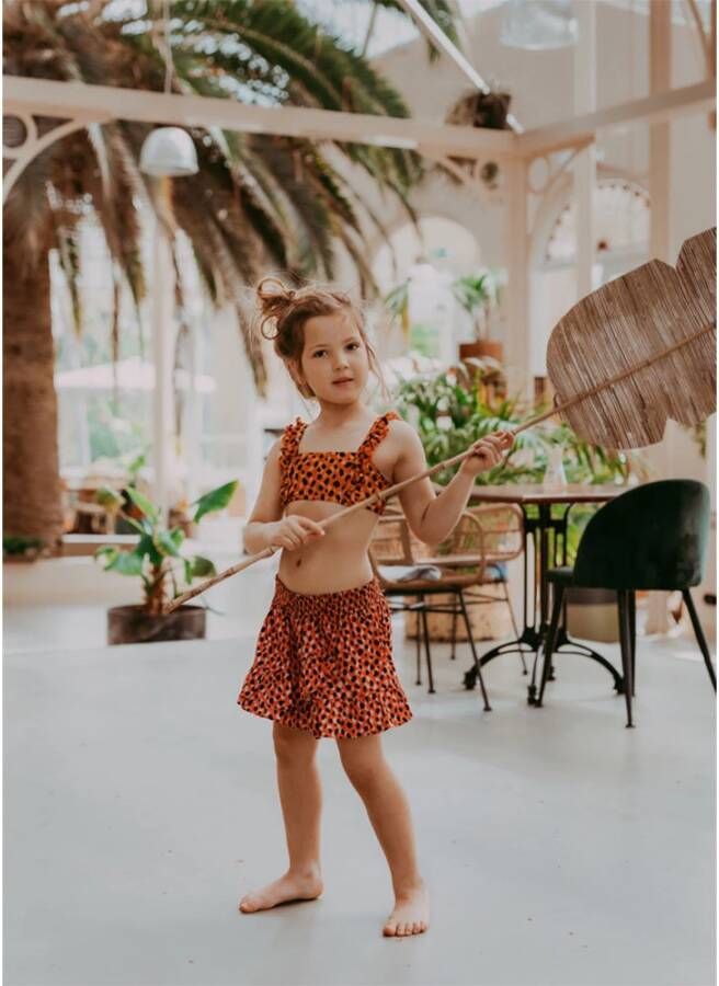 Beachlife Leopard Spots zwemtop met print