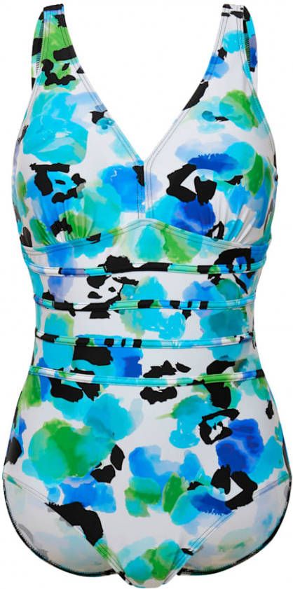 maritim Badpak met sierbiesjes voor Blauw/Groen