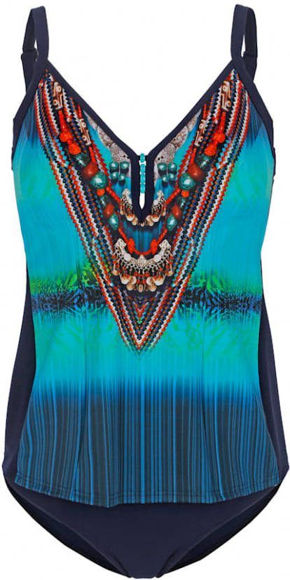 SUNFLAIR Tankini in licht uitlopend model Turquoise