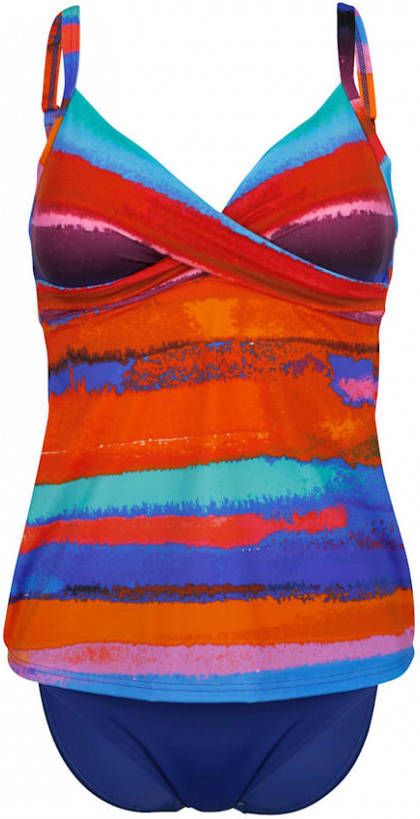 SUNFLAIR Tankini in wikkellook Blauw