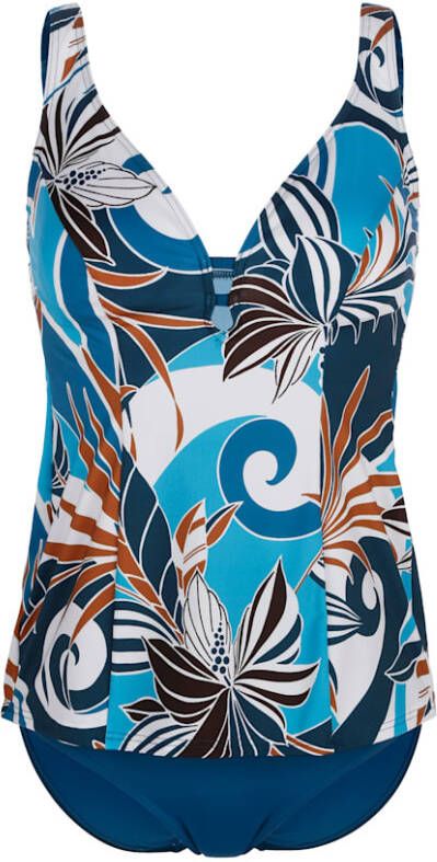 SUNFLAIR Tankini met broekje in hoger model Blauw