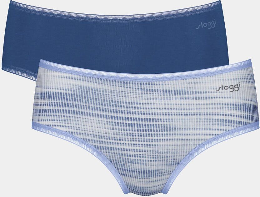 Sloggi Set van 2 midi slips Go