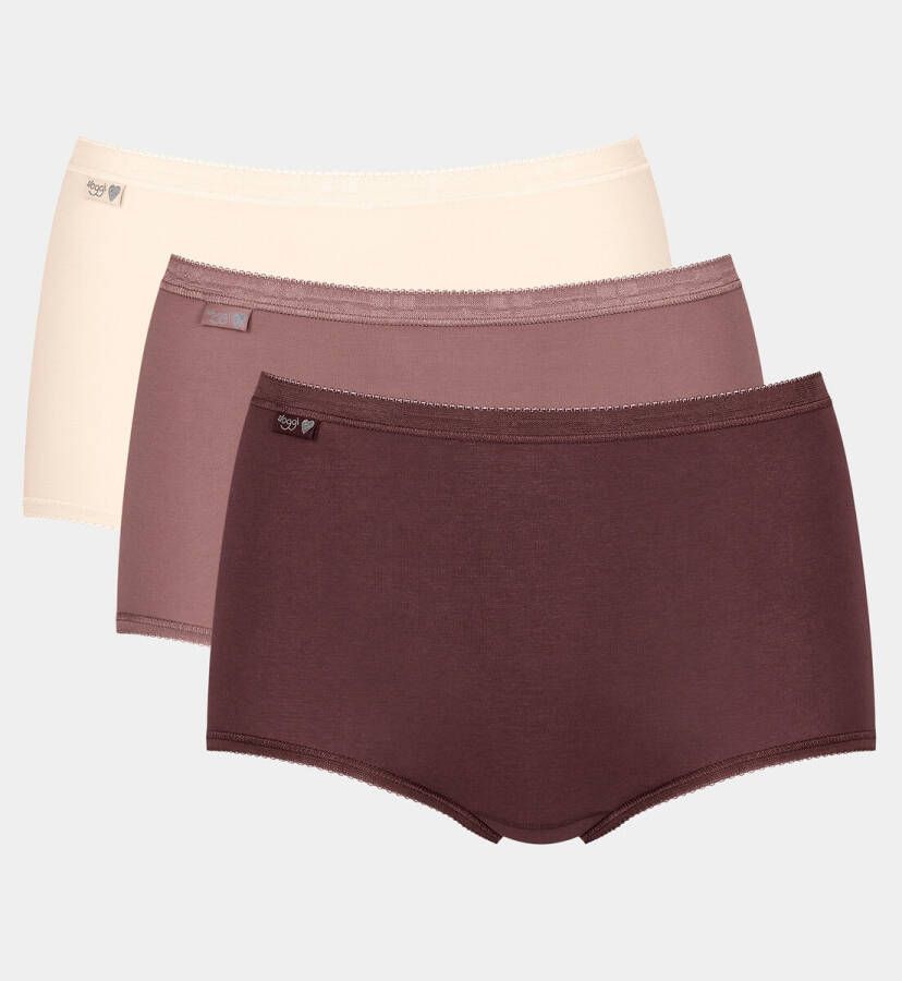 Sloggi Set van 3 maxi Basic+ Holiday slips