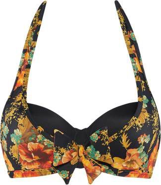 Marlies Dekkers hawaii plunge balconette bikini top | wired padded orange bloom 70B